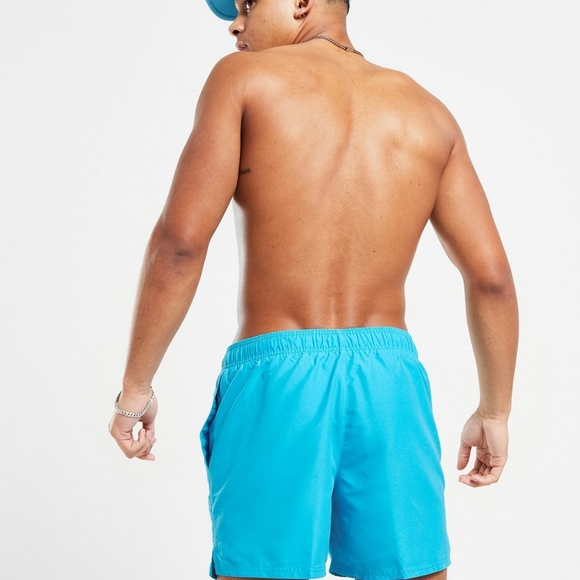 NIKE Swim Essential Lap 5 Volley Blue Shorts - Picture 6 of 13
